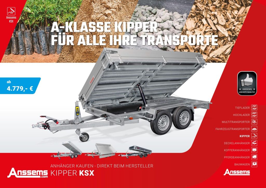 Kipper für Transportzwecke