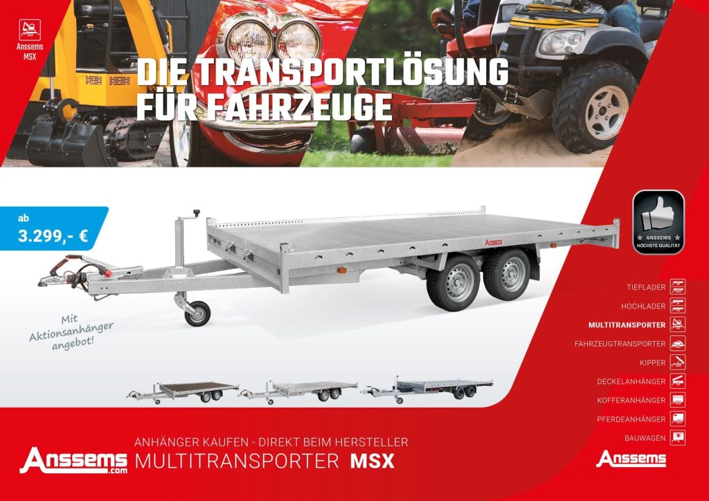 Multitransporter für Fahrzeuge