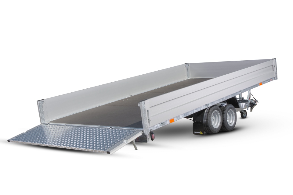 Lkw-Anhänger mit abnehmbarer Ladefläche