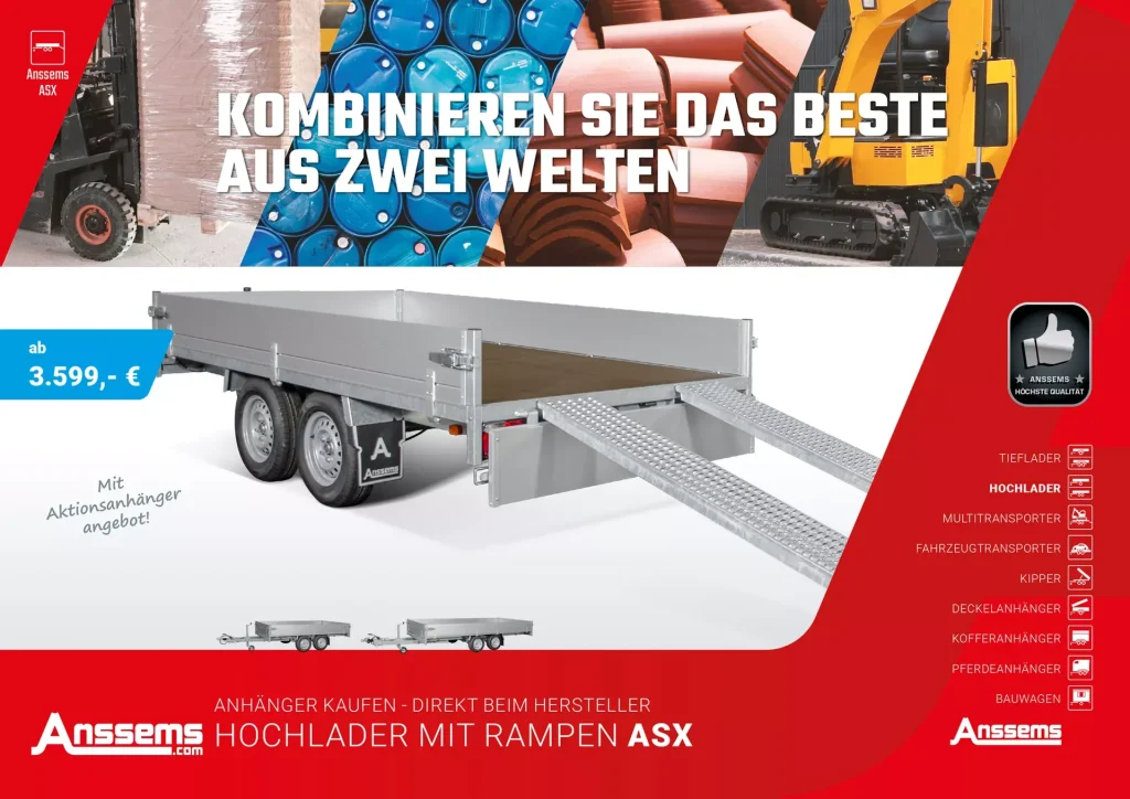 Anhängerverkauf und Hochlader