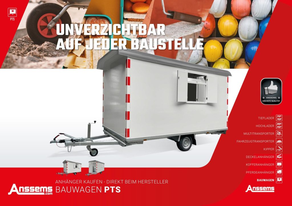 Bauwagen für Baustellenbedarf