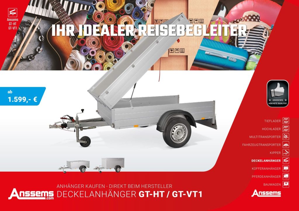 Anhänger für Reisen und Transporte